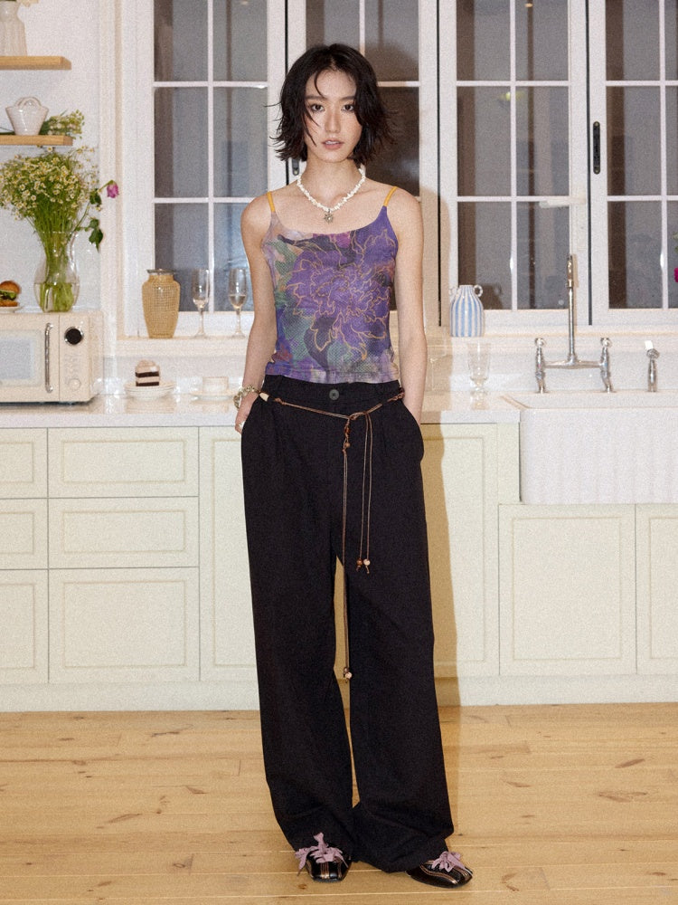 Casual Straight-Leg Trousers【s0000016305】