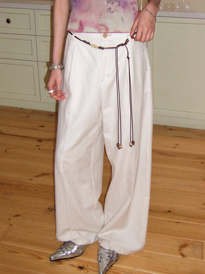 Casual Straight-Leg Trousers【s0000016305】