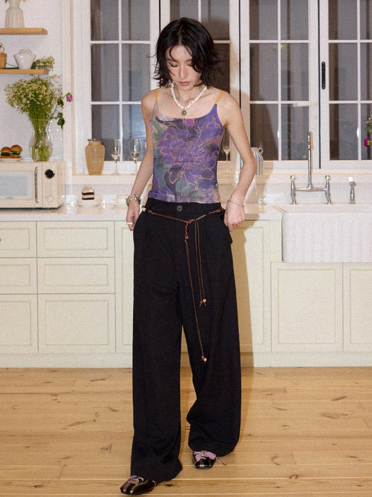 Casual Straight-Leg Trousers【s0000016305】