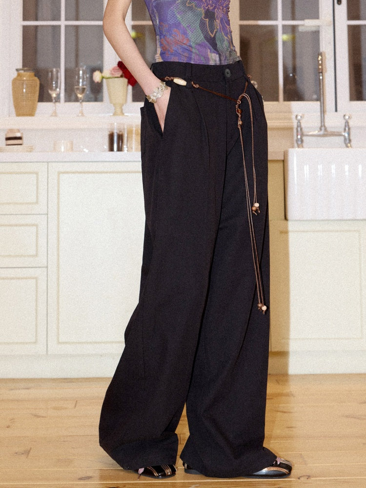 Casual Straight-Leg Trousers【s0000016305】