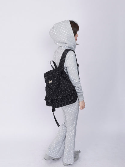 Niche Ruffle Skirt Polka Dot Backpack【s0000016445】