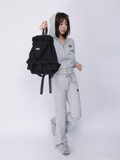 Niche Ruffle Skirt Polka Dot Backpack【s0000016445】
