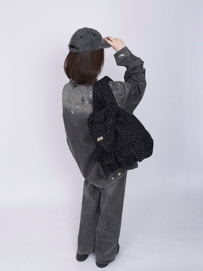 Niche Ruffle Skirt Polka Dot Backpack【s0000016445】