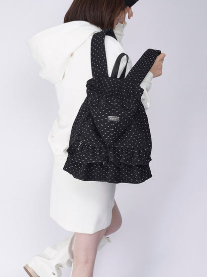 Niche Ruffle Skirt Polka Dot Backpack【s0000016445】