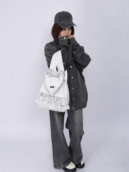 Niche Ruffle Skirt Hoodie Backpack【s0000016446】
