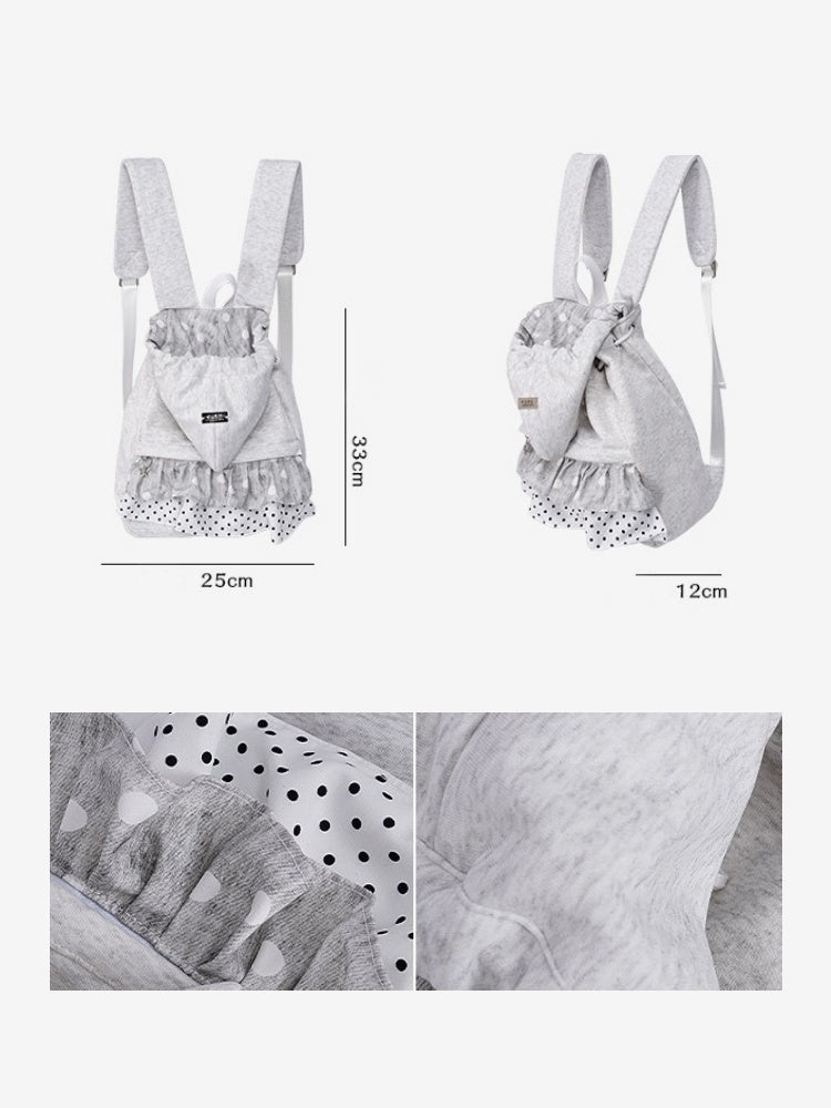Niche Ruffle Skirt Hoodie Backpack【s0000016446】