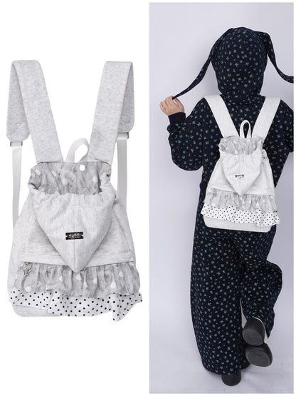 Niche Ruffle Skirt Hoodie Backpack【s0000016446】