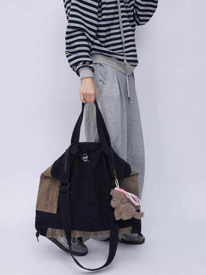 Denim Shoulder Large-Capacity Bag【s0000016447】