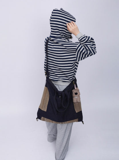 Denim Shoulder Large-Capacity Bag【s0000016447】