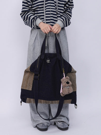 Denim Shoulder Large-Capacity Bag【s0000016447】