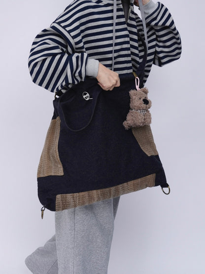 Denim Shoulder Large-Capacity Bag【s0000016447】