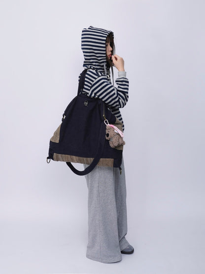 Denim Shoulder Large-Capacity Bag【s0000016447】