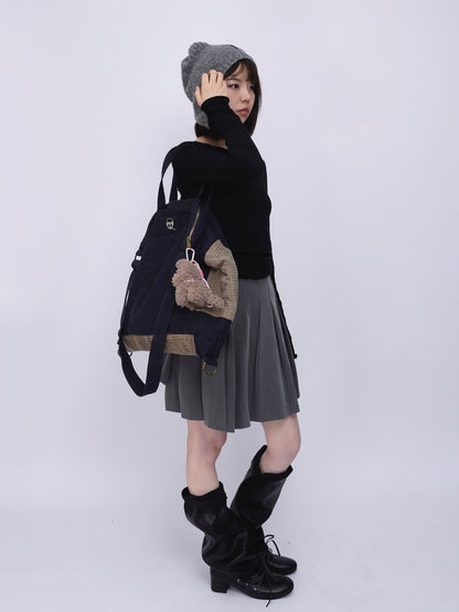 Denim Shoulder Large-Capacity Bag【s0000016447】