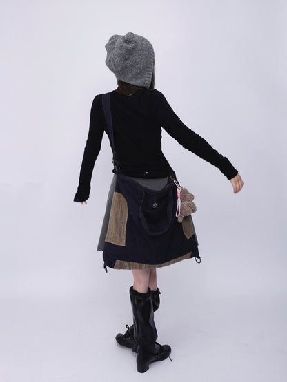 Denim Shoulder Large-Capacity Bag【s0000016447】