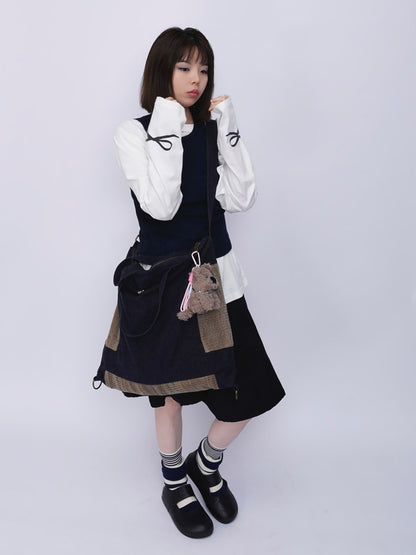 Denim Shoulder Large-Capacity Bag【s0000016447】