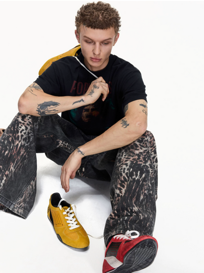 F1 Racing Elements Cowhide Suede Training Sneakers【s0000016463】