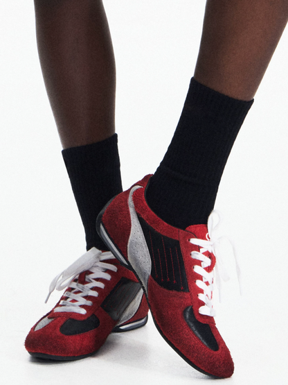 F1 Racing Elements Cowhide Suede Training Sneakers【s0000016463】