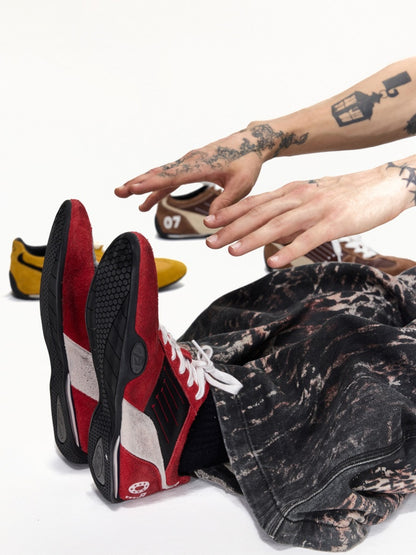 F1 Racing Elements Cowhide Suede Training Sneakers【s0000016463】