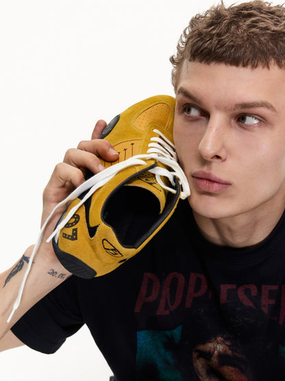 F1 Racing Elements Cowhide Suede Training Sneakers【s0000016463】