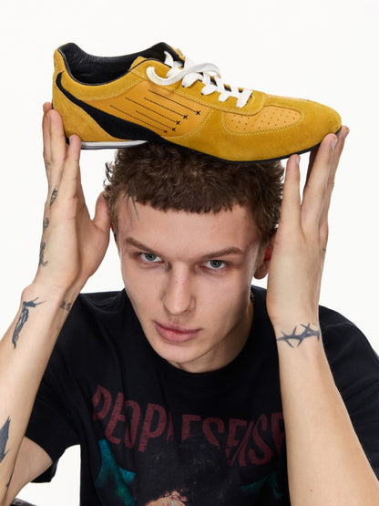 F1 Racing Elements Cowhide Suede Training Sneakers【s0000016463】