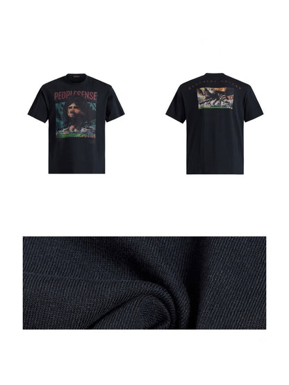 Football Distressed Short Sleeve T-Shirt【s0000016466】
