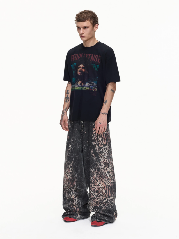 Football Distressed Short Sleeve T-Shirt【s0000016466】