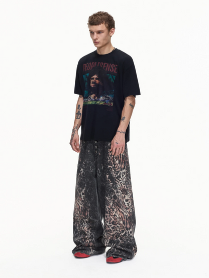 Football Distressed Short Sleeve T-Shirt【s0000016466】