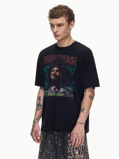 Football Distressed Short Sleeve T-Shirt【s0000016466】