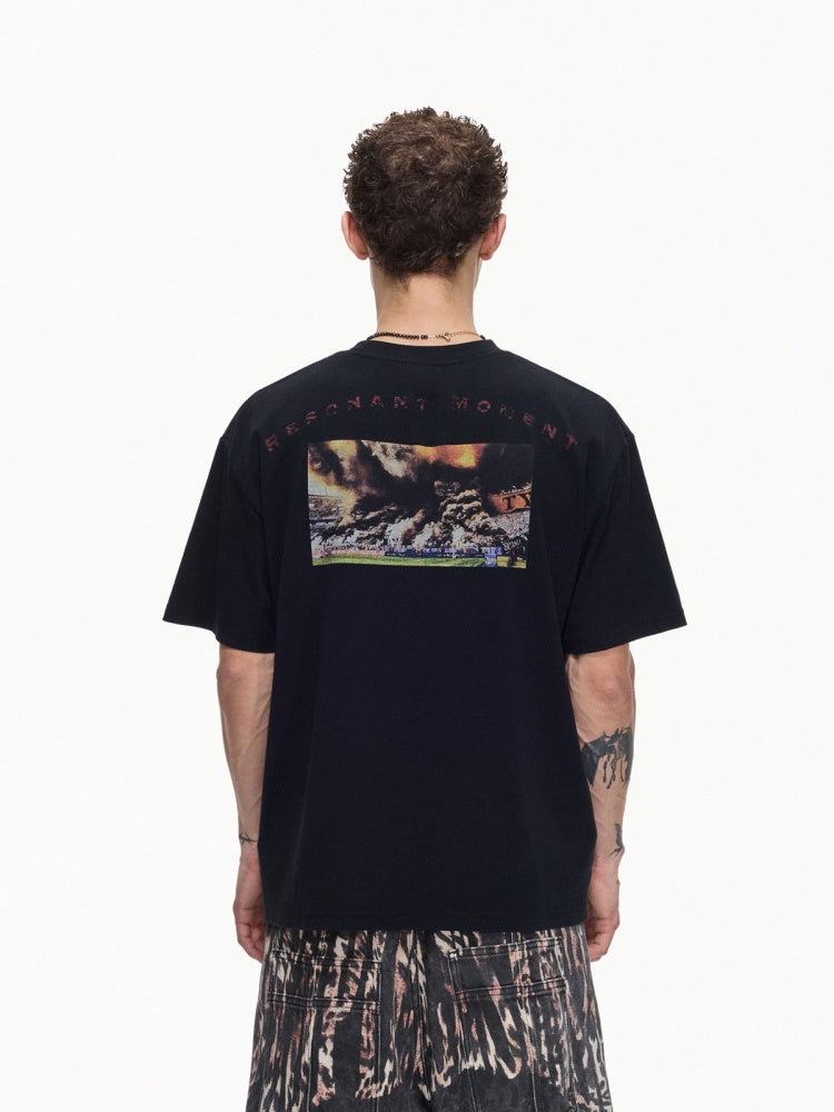 Football Distressed Short Sleeve T-Shirt【s0000016466】