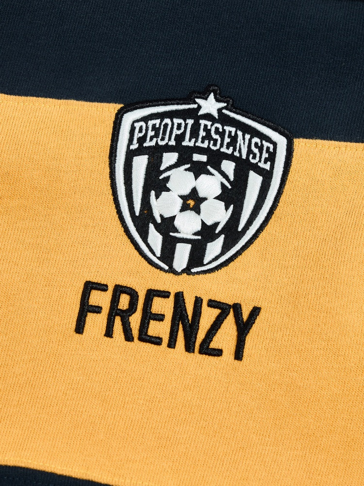 Soccer Style Striped Embroidered Aged No. 10 Jersey Short Sleeve Polo Shirt【s0000016468】