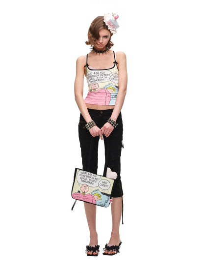 1JINN STUDIOxSNOOPY Collaboration Basic Print Camisole【s0000016579】