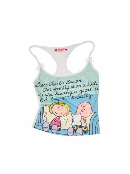 1JINN STUDIOxSNOOPY Collaboration Basic Print Camisole【s0000016579】