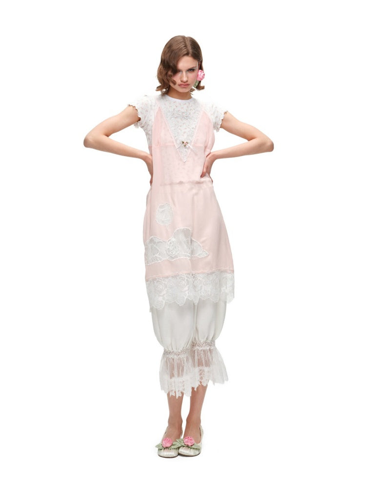 1JINN STUDIOx SNOOPY Collaboration V-Neck Loose Dress【s0000016581】