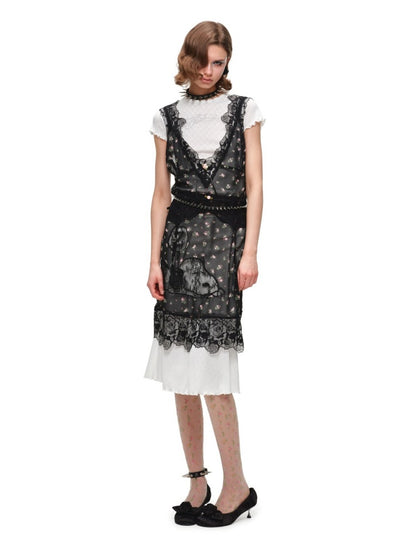 1JINN STUDIOx SNOOPY Collaboration V-Neck Loose Dress【s0000016581】