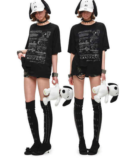 Old Zipper Hole Worn Out Slim Denim Hot Pants 【s0000016582】
