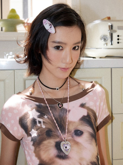 Childlike Cute Pet Series Animal Print Hair Accessories【s0000016752】