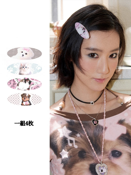 Childlike Cute Pet Series Animal Print Hair Accessories【s0000016752】
