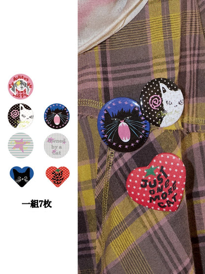 Cute Pet Planet Design Childlike Animal Print Badge【s0000016753】
