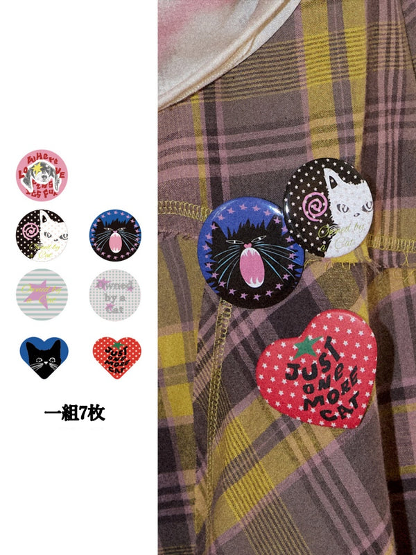 Cute Pet Planet Design Childlike Animal Print Badge【s0000016753】