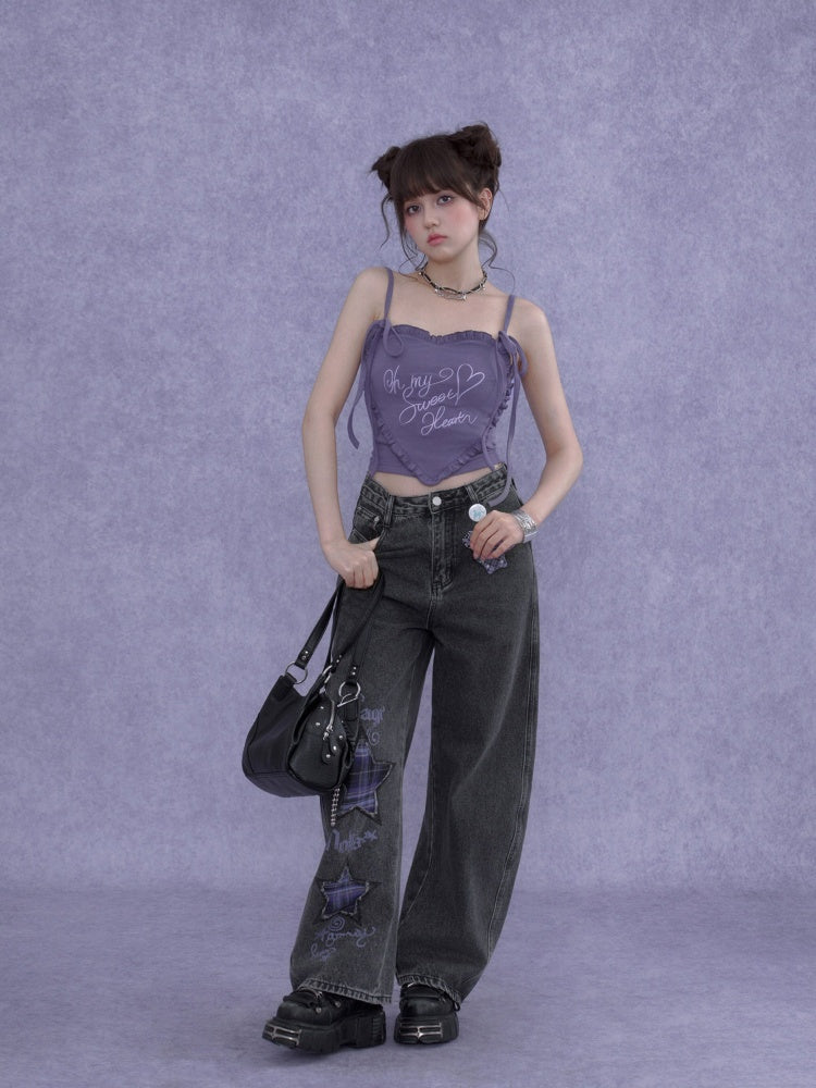 3D Ruffle Heart Camisole【s0000016756】