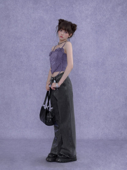 3D Ruffle Heart Camisole【s0000016756】