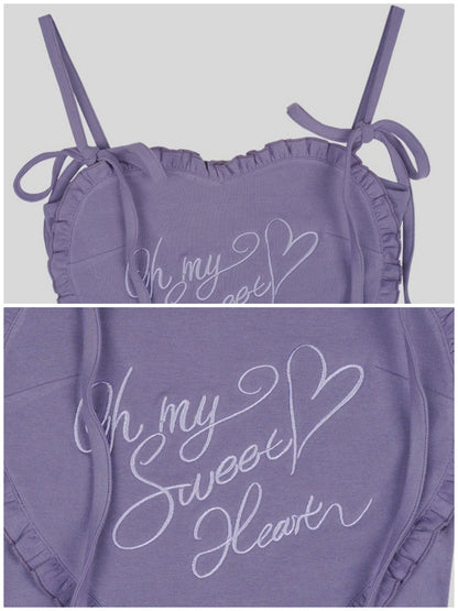 3D Ruffle Heart Camisole【s0000016756】