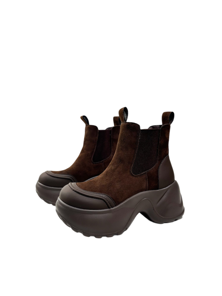 British Style Vintage Platform Short Tube Martin Boots【s0000016765】