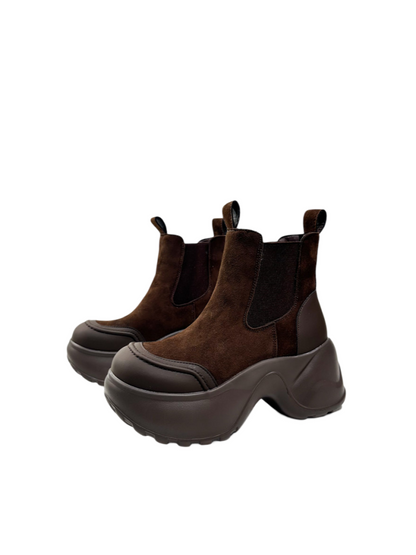 British Style Vintage Platform Short Tube Martin Boots【s0000016765】