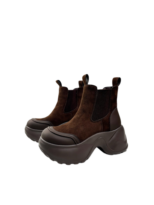 British Style Vintage Platform Short Tube Martin Boots【s0000016765】