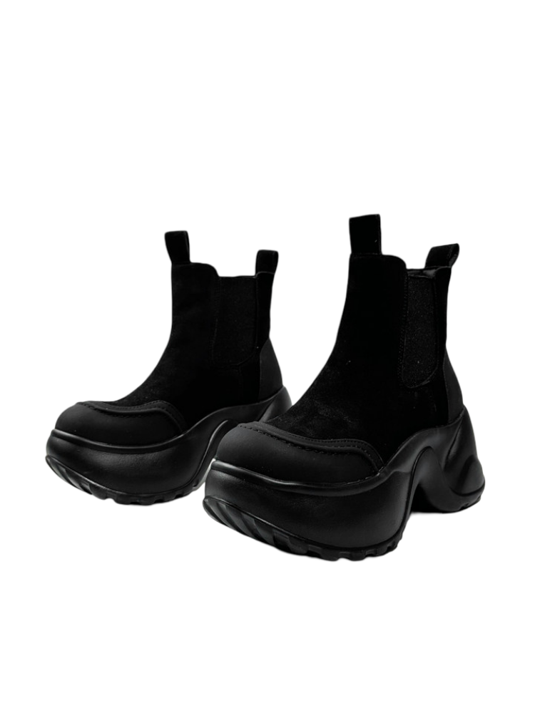 British Style Vintage Platform Short Tube Martin Boots【s0000016765】