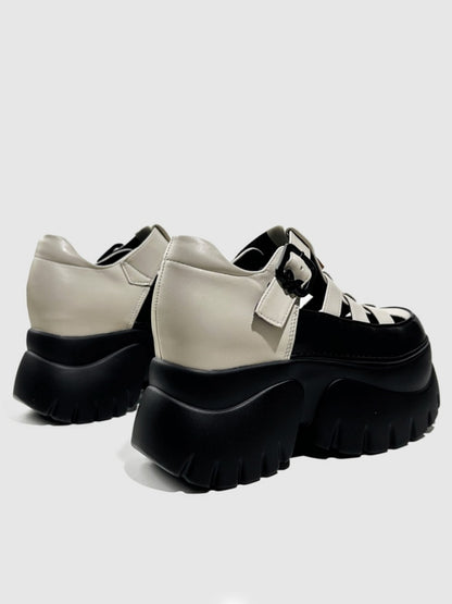 Breathable Cut-Out Platform Gladiator Sandals【s0000016767】