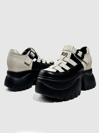 Breathable Cut-Out Platform Gladiator Sandals【s0000016767】