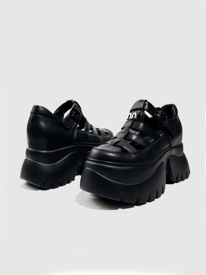 Breathable Cut-Out Platform Gladiator Sandals【s0000016767】