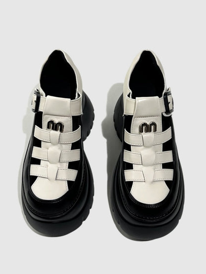 Breathable Cut-Out Platform Gladiator Sandals【s0000016767】